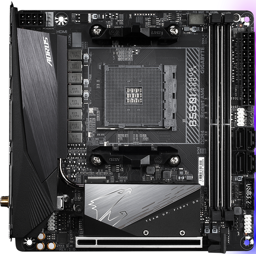 Gigabyte B550I Aorus Pro AX - Motherboard Specifications On